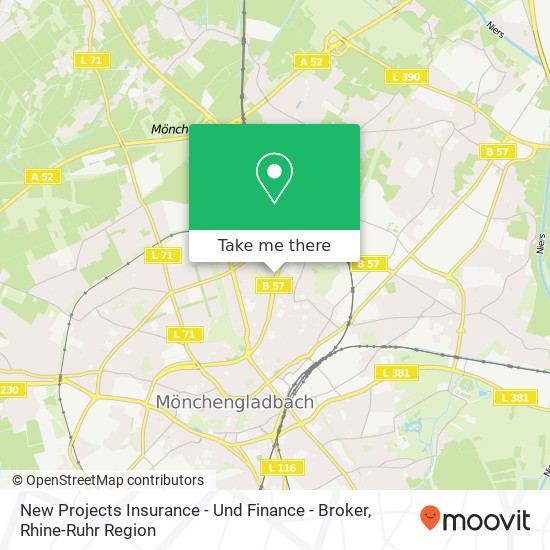 Карта New Projects Insurance - Und Finance - Broker
