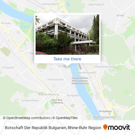 Botschaft Der Republik Bulgarien map