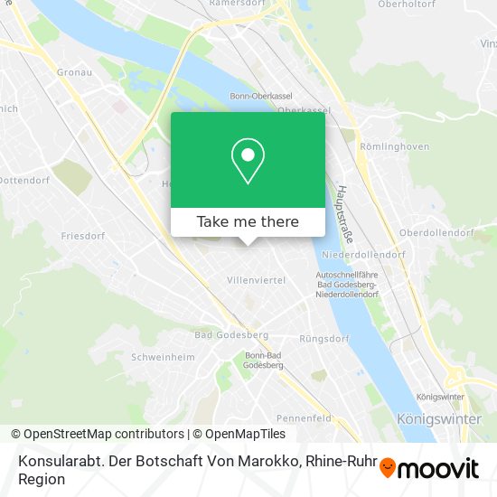 Konsularabt. Der Botschaft Von Marokko map