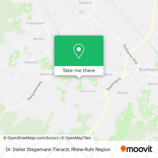 Dr. Dieter Stegemann Tierarzt map