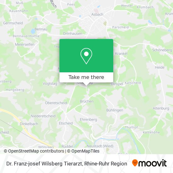 Dr. Franz-josef Wilsberg Tierarzt map