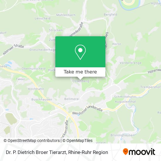 Dr. P. Dietrich Broer Tierarzt map