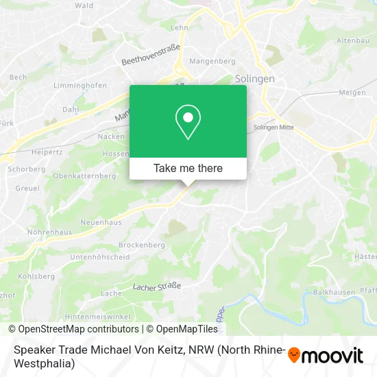 Карта Speaker Trade Michael Von Keitz