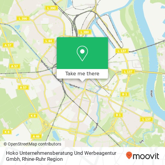 Hoko Unternehmensberatung Und Werbeagentur Gmbh map