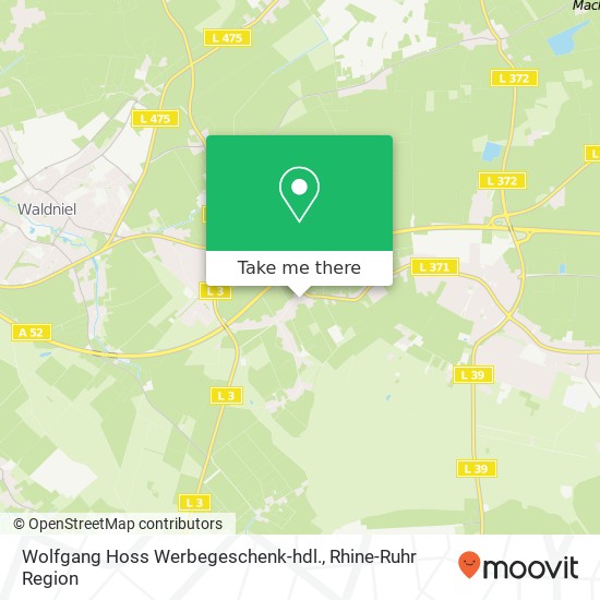Wolfgang Hoss Werbegeschenk-hdl. map