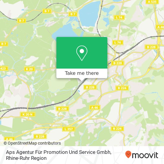 Aps Agentur Für Promotion Und Service Gmbh map