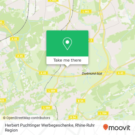 Herbert Puchtinger Werbegeschenke map