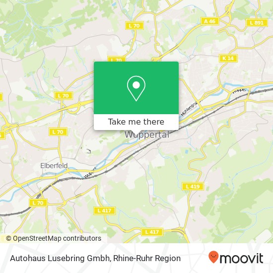 Autohaus Lusebring Gmbh map