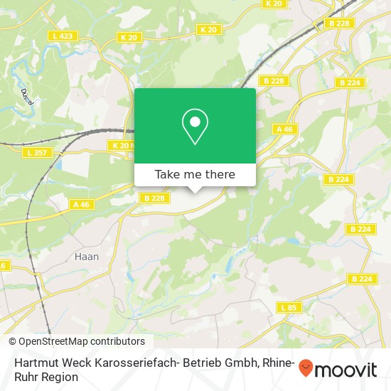 Hartmut Weck Karosseriefach- Betrieb Gmbh map