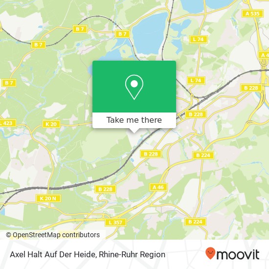 Карта Axel Halt Auf Der Heide