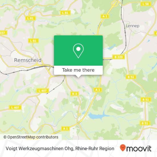 Voigt Werkzeugmaschinen Ohg map