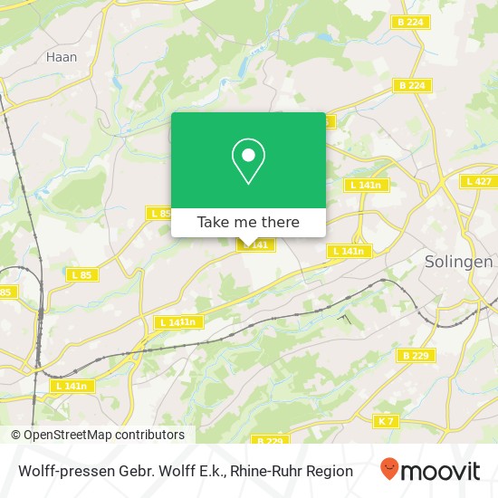 Карта Wolff-pressen Gebr. Wolff E.k.