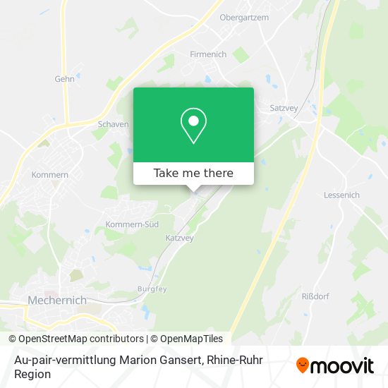 Au-pair-vermittlung Marion Gansert map