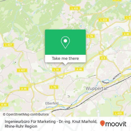 Карта Ingenieurbüro Für Marketing - Dr.-ing. Knut Marhold