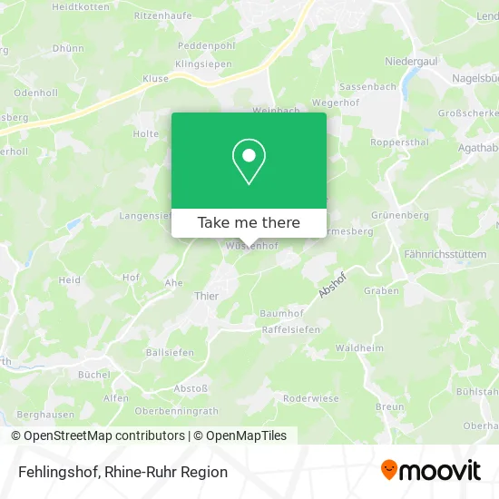 Карта Fehlingshof