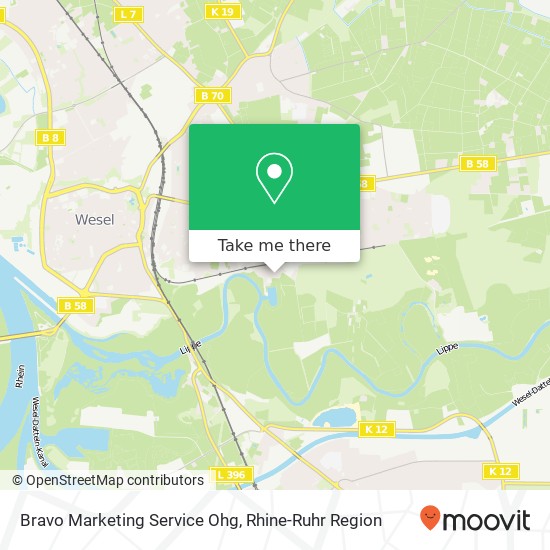 Bravo Marketing Service Ohg map