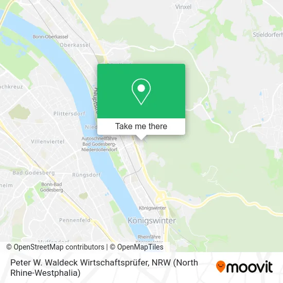 Peter W. Waldeck Wirtschaftsprüfer map