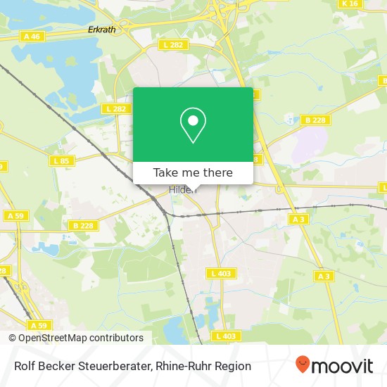 Rolf Becker Steuerberater map