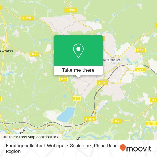 Fondsgesellschaft Wohnpark Saaleblick map