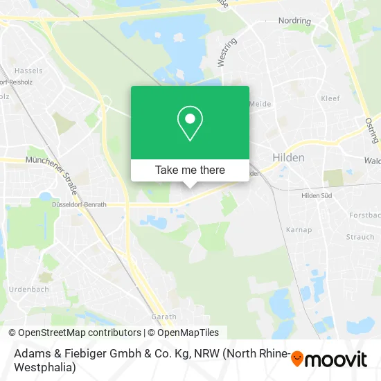 Карта Adams & Fiebiger Gmbh & Co. Kg