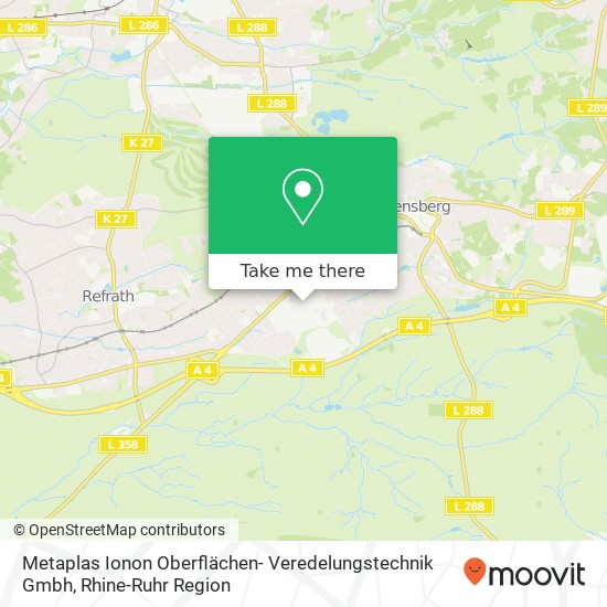 Metaplas Ionon Oberflächen- Veredelungstechnik Gmbh map