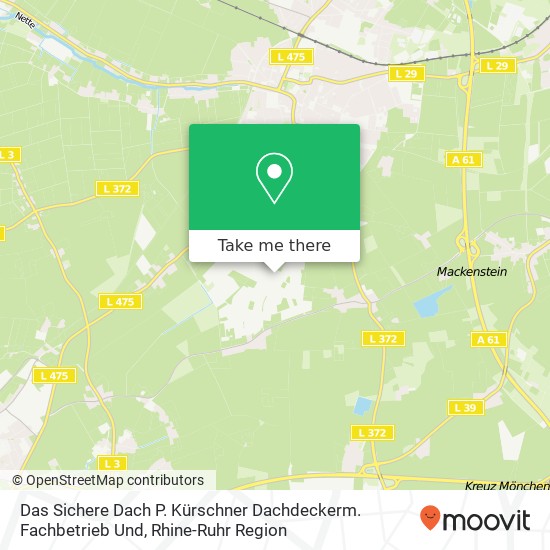 Das Sichere Dach P. Kürschner Dachdeckerm. Fachbetrieb Und map