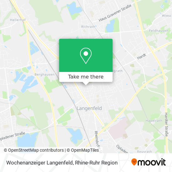 Wochenanzeiger Langenfeld map