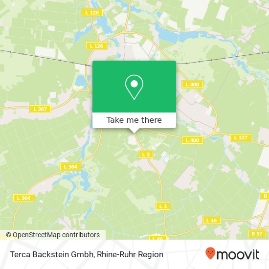 Terca Backstein Gmbh map