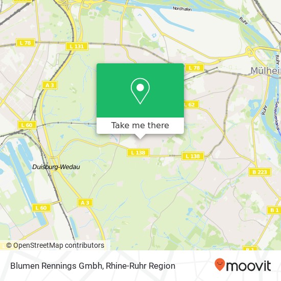 Blumen Rennings Gmbh map