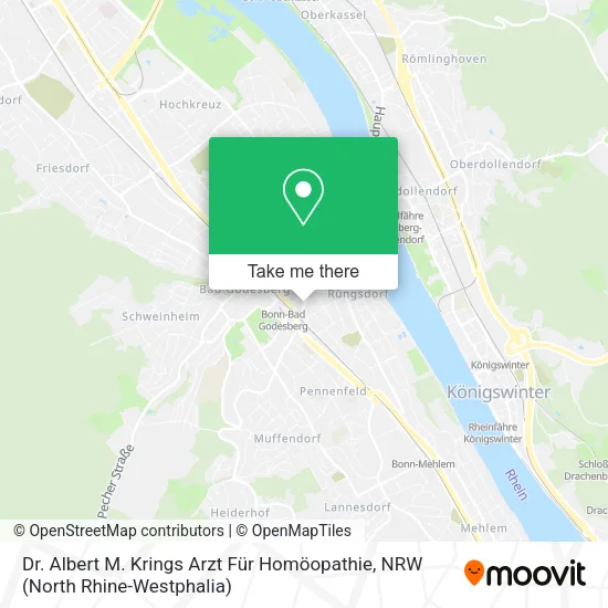 Карта Dr. Albert M. Krings Arzt Für Homöopathie