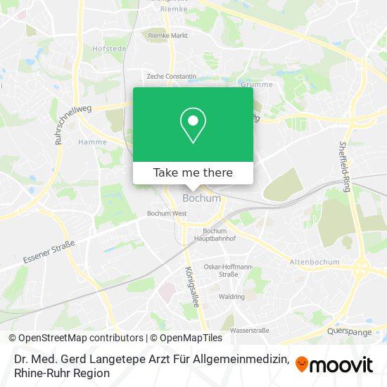 Dr. Med. Gerd Langetepe Arzt Für Allgemeinmedizin map