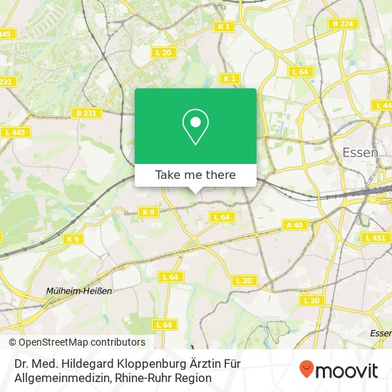 Dr. Med. Hildegard Kloppenburg Ärztin Für Allgemeinmedizin map