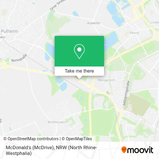 Карта McDonald's (McDrive)