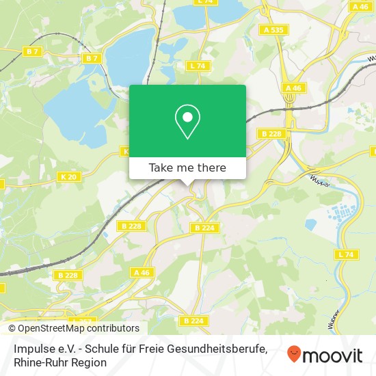 Impulse e.V. - Schule für Freie Gesundheitsberufe map