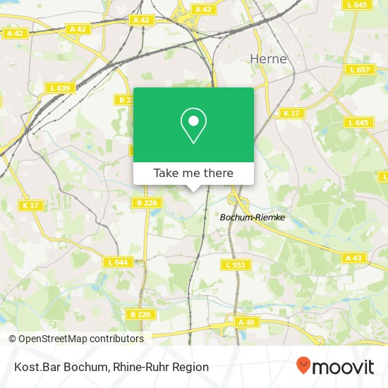 Kost.Bar Bochum map