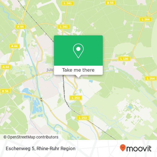 Eschenweg 5 map