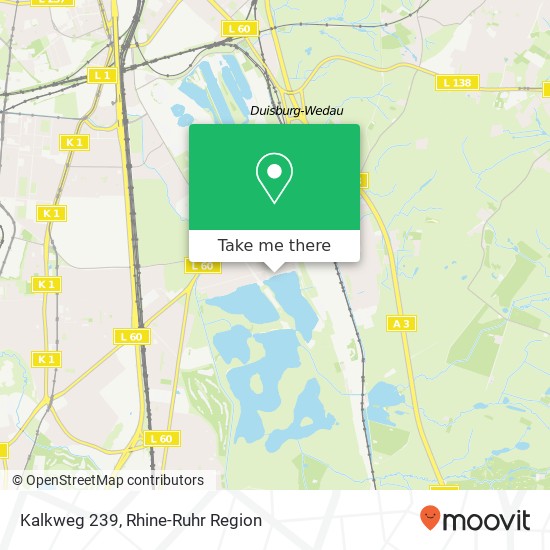Карта Kalkweg 239