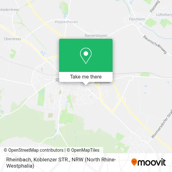 Rheinbach, Koblenzer STR. map