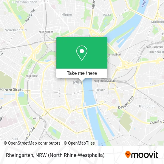 Rheingarten map