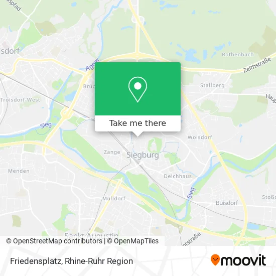 Карта Friedensplatz