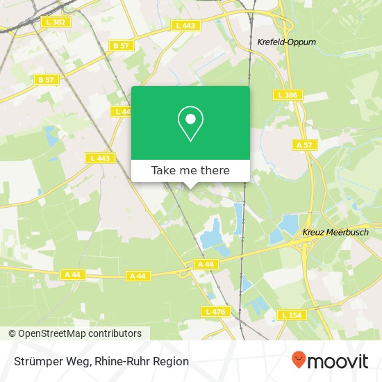 Карта Strümper Weg