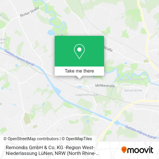 Remondis GmbH & Co. KG -Region West- Niederlassung LüNen map