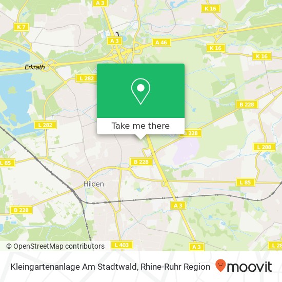 Карта Kleingartenanlage Am Stadtwald