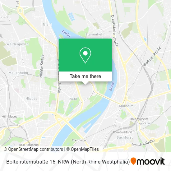 Карта Boltensternstraße 16