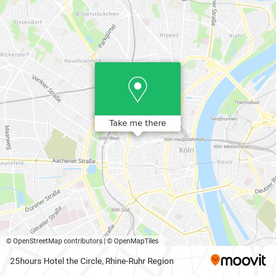 25hours Hotel the Circle map
