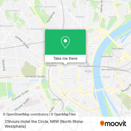 Карта 25hours Hotel the Circle