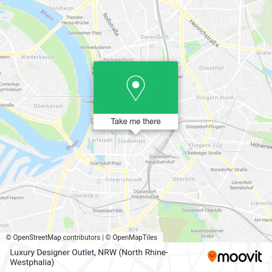 Карта Luxury Designer Outlet