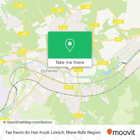 Tae Kwon do Han Kook Linnich map