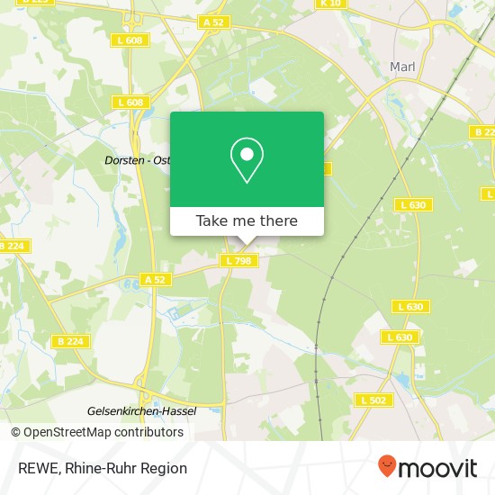 REWE map