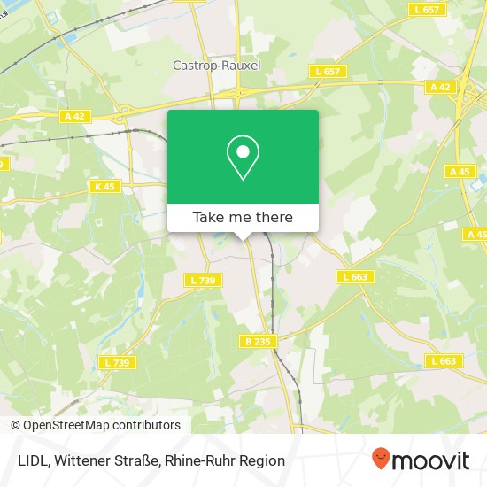 LIDL, Wittener Straße map